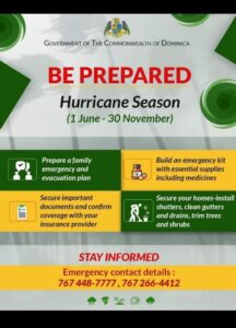 Dominica strives hard to prepare for Atlantic Hurricane Season 2022